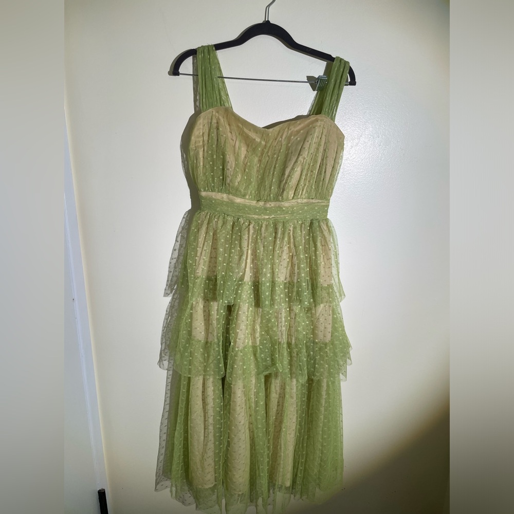 COPY - Green veil dress